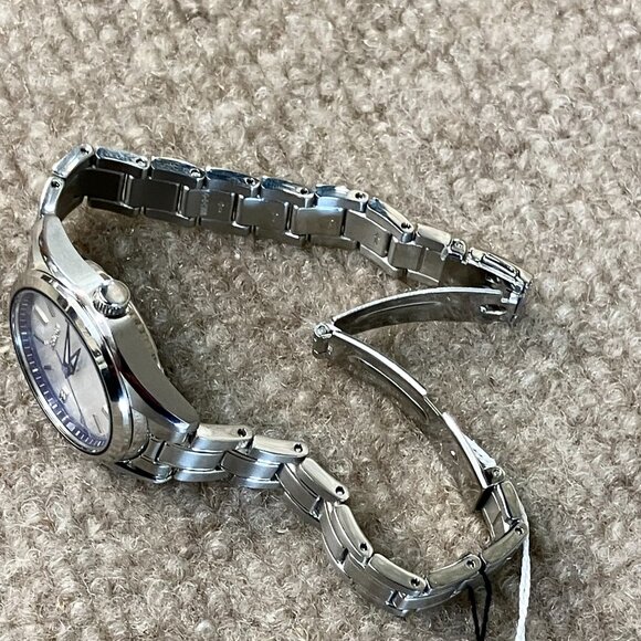 Seiko Women's Silver And Blue Colored Watch - Picture 4 of 7